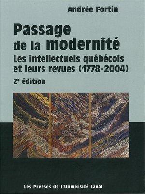 cover image of Passage de la modernité